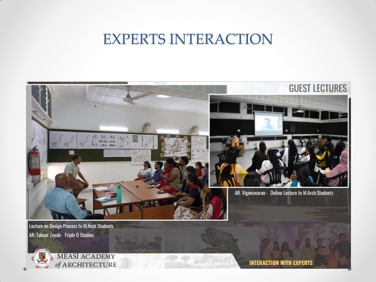 EXPERTS INTERACTION-3