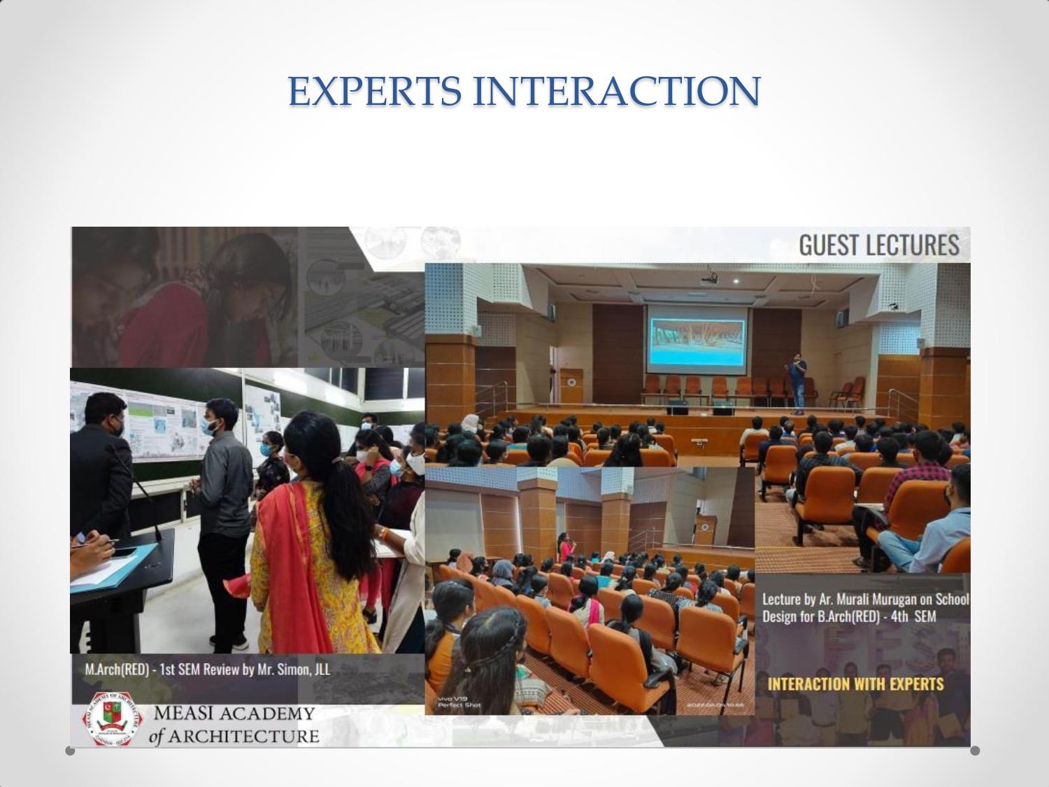 EXPERTS INTERACTION-4